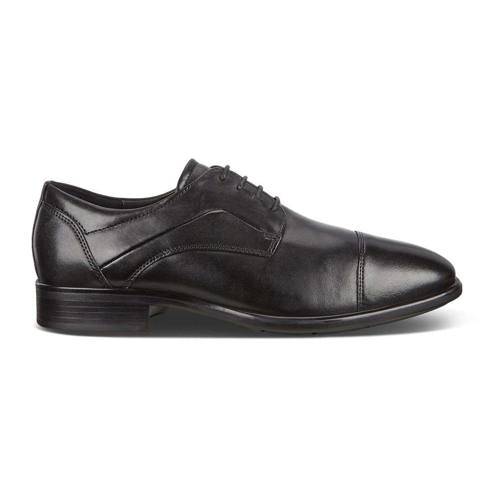 Zapatos Derby Hombre - ECCO Citytray - Negros - XFB516794